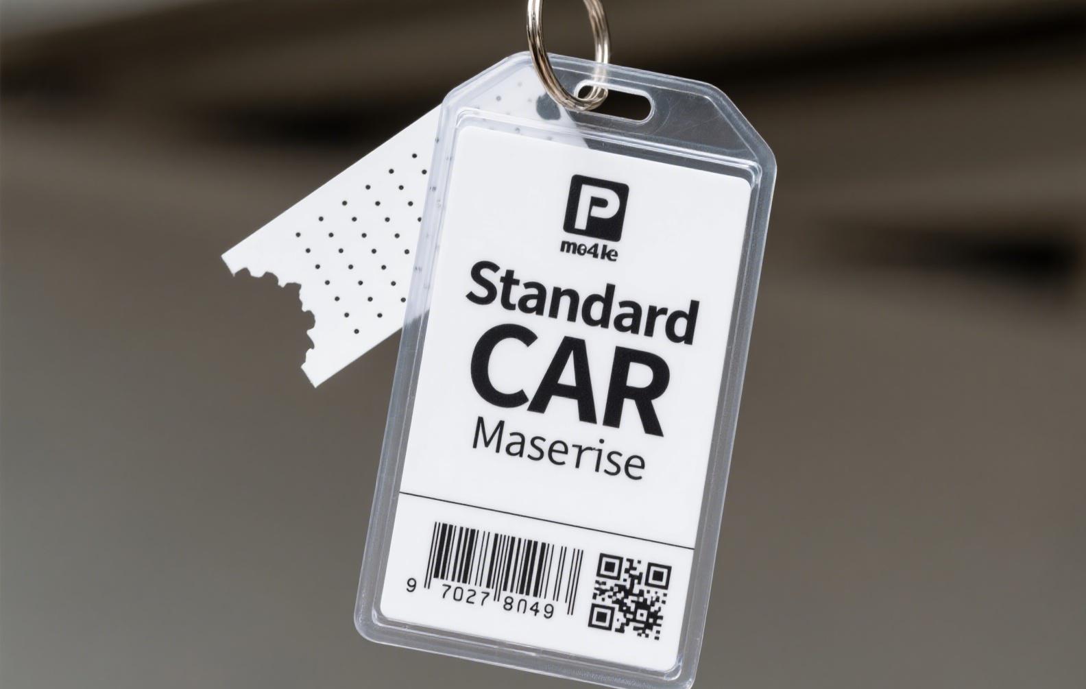Standard car hang tags for vehicle access